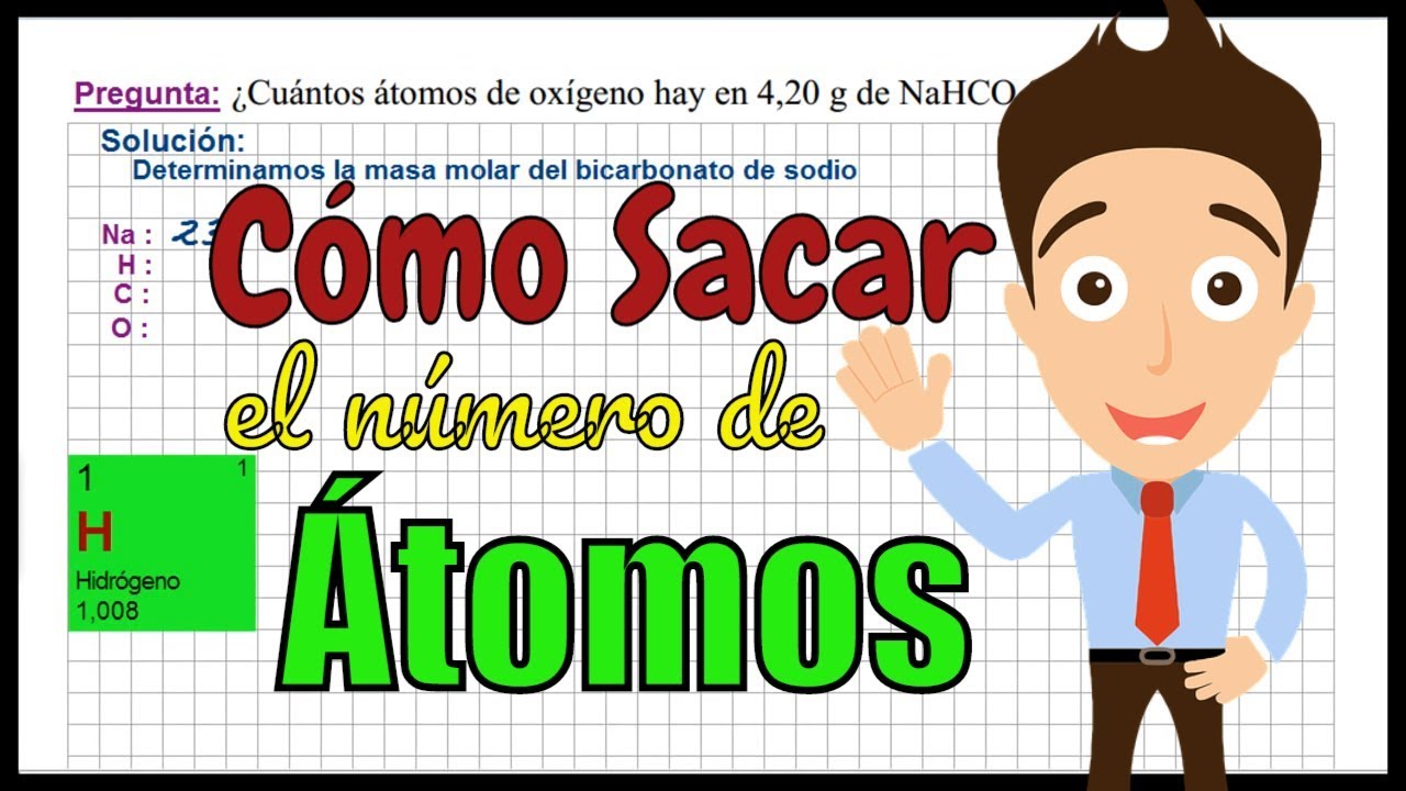 Cálculo del número de átomos en compuestos químicos: fórmulas, masas atómicas y ejemplos prácticos