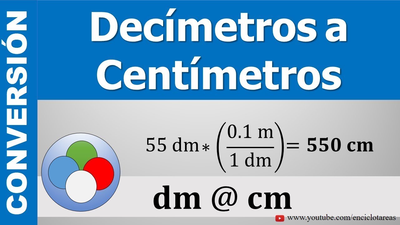 Conversión de diámetro a centímetros: Fórmulas y cálculos